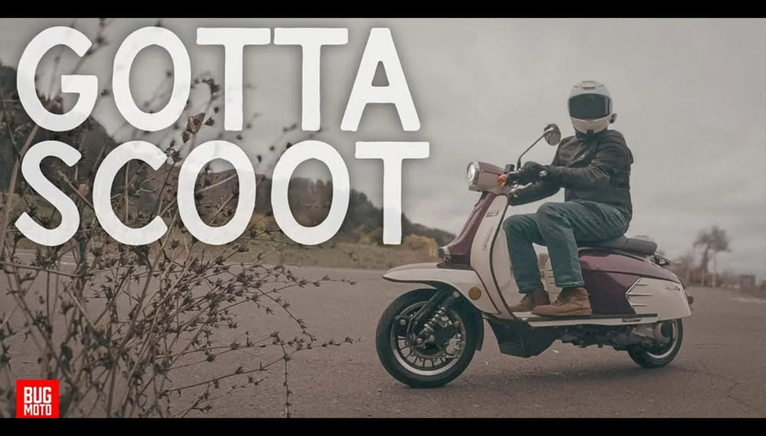 BugMoto Reconnects With Scooter Joy on the Royal Alloy GP300S
