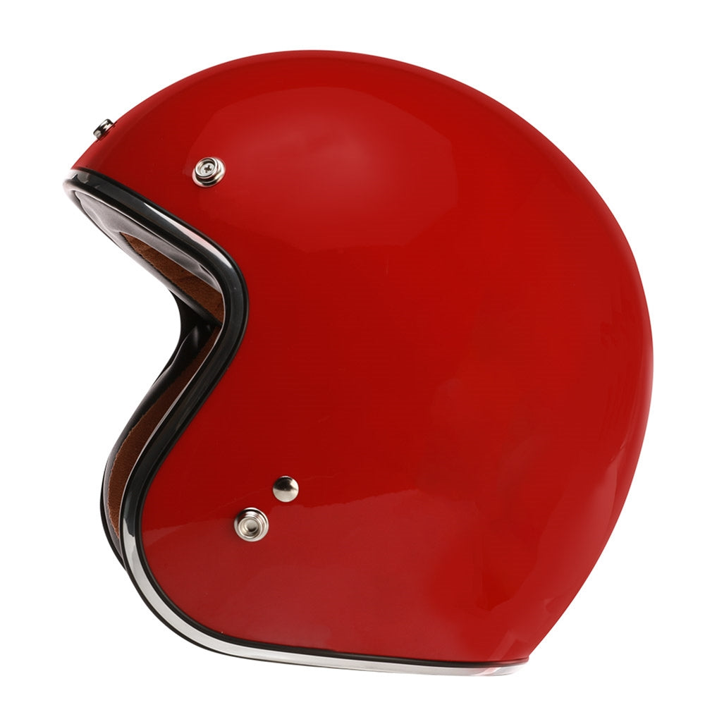 Prima Helmet (Red, 3/4 Open Face)