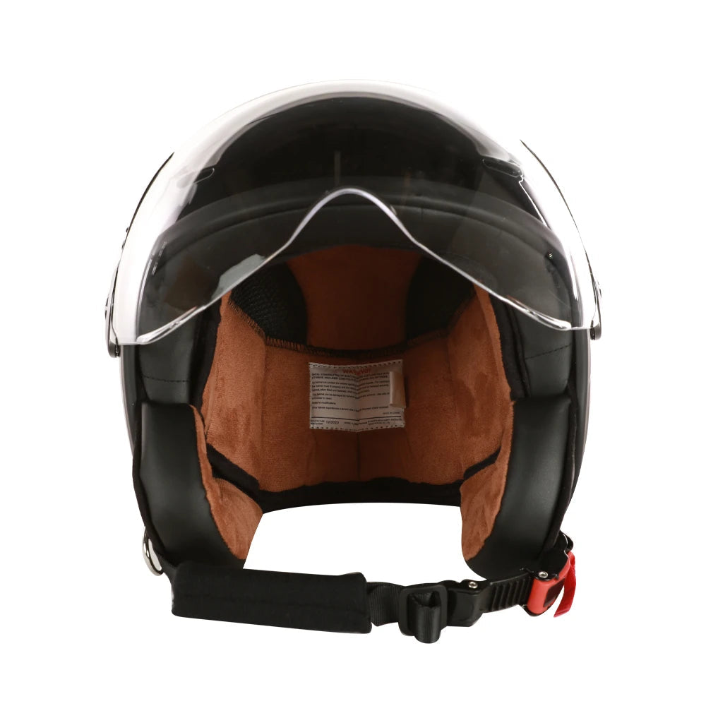 Prima Helmet (Black, With Shield) Genuine Color Matched
