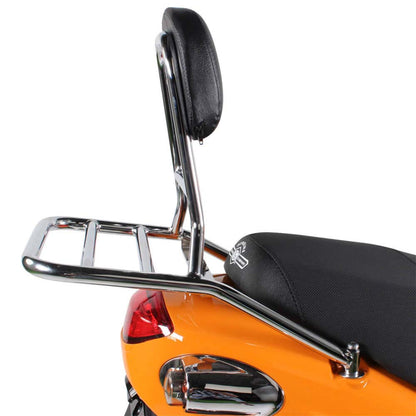 Prima Rear Rack (Backrest,Chrome); Buddy