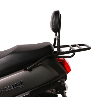 Prima Rear Rack (Backrest,Black); Hooligan