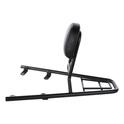 Prima Rear Rack (Backrest, Black); Genuine Rattler