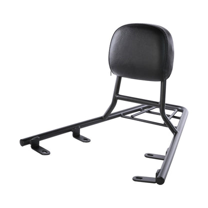 Prima Rear Rack (Backrest, Black); Genuine Rattler