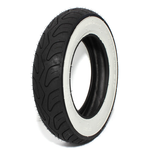Prima Whitewall Scooter Tire; 3.50-10 - TUBELESS
